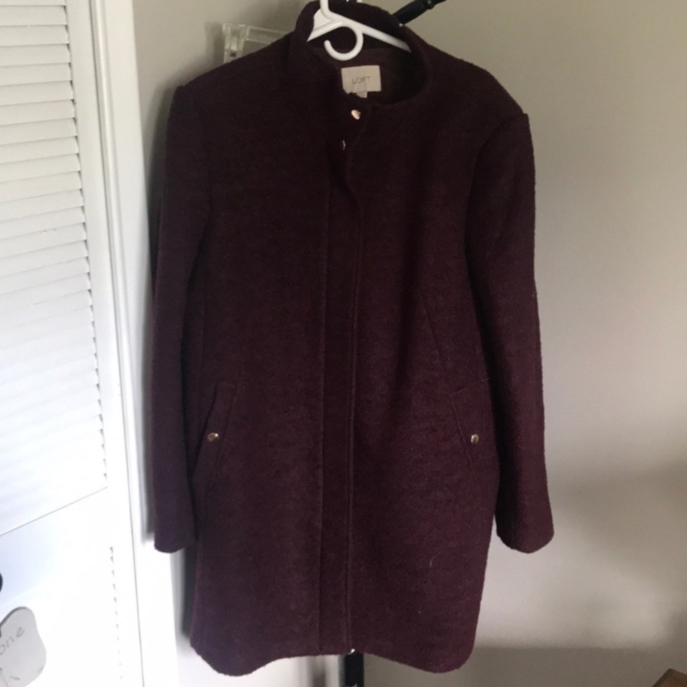 Loft Funnel Neck Coat